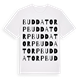 Buddatorp ordlek t-shirt