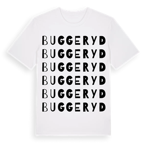 Buggeryd ordlek t-shirt – ekologisk bomull t-shirt från Pinshirt