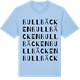 Blue Soul t-shirt med Bullbäcken ordlek t-shirt
