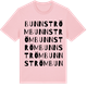 Pink Cotton t-shirt med Bunnström ordlek t-shirt