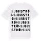 White t-shirt med Bunnström ordlek t-shirt