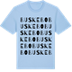 Blue Soul t-shirt med Buskebo ordlek t-shirt