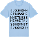 Blue Soul t-shirt med Busshemmet ordlek t-shirt