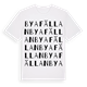 Byafällan ordlek t-shirt