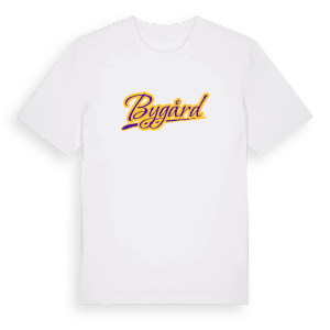 Bygård baseball t-shirt – ekologisk bomull t-shirt från Pinshirt