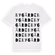 Bygärde ordlek t-shirt