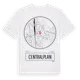White t-shirt med Centralplan t-shirt