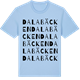 Blue Soul t-shirt med Dalabäcken ordlek t-shirt