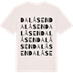 Vintage White t-shirt med Dalåsen ordlek t-shirt