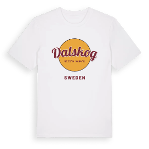 Dalskog cirkel t-shirt – ekologisk bomull t-shirt från Pinshirt