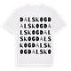 Dalskog ordlek t-shirt