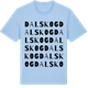 Blue Soul t-shirt med Dalskog ordlek t-shirt