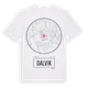 White t-shirt med Dalvik t-shirt