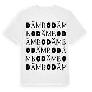 Dämbo ordlek t-shirt – ekologisk bomull t-shirt från Pinshirt