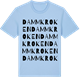 Blue Soul t-shirt med Dammkroken ordlek t-shirt