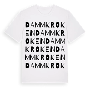 Dammkroken ordlek t-shirt – ekologisk bomull t-shirt från Pinshirt