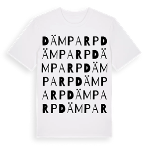 Dämparp ordlek t-shirt – ekologisk bomull t-shirt från Pinshirt