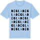 Blue Soul t-shirt med Degla ordlek t-shirt