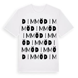 Dimmö ordlek t-shirt – ekologisk bomull t-shirt från Pinshirt