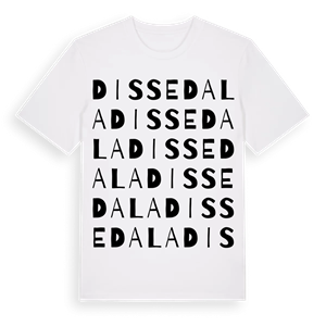 Dissedala ordlek t-shirt – ekologisk bomull t-shirt från Pinshirt