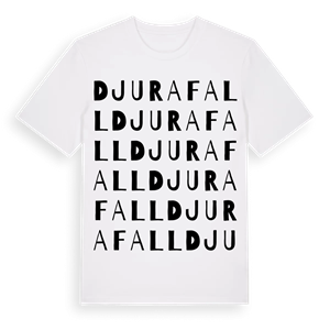 Djurafall ordlek t-shirt – ekologisk bomull t-shirt från Pinshirt