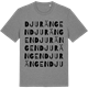 Mid Heather Gray t-shirt med Djurängen ordlek t-shirt