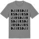 Mid Heather Gray t-shirt med Djurs ordlek t-shirt