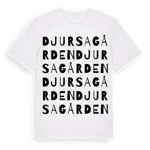 Djursagården ordlek t-shirt – ekologisk bomull t-shirt från Pinshirt