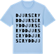 Blue Soul t-shirt med Djurseryd ordlek t-shirt