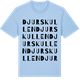 Blue Soul t-shirt med Djurskullen ordlek t-shirt