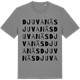 Mid Heather Gray t-shirt med Djuvanäs ordlek t-shirt