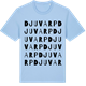 Blue Soul t-shirt med Djuvarp ordlek t-shirt
