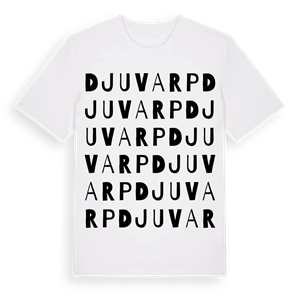 Djuvarp ordlek t-shirt – ekologisk bomull t-shirt från Pinshirt