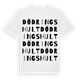 Dödringshult ordlek t-shirt
