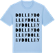 Blue Soul t-shirt med Dollby ordlek t-shirt