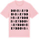 Pink Cotton t-shirt med Domnaryd ordlek t-shirt