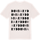 Vintage White t-shirt med Domnaryd ordlek t-shirt