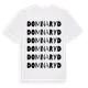 White t-shirt med Domnaryd ordlek t-shirt
