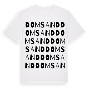 Domsand ordlek t-shirt – ekologisk bomull t-shirt från Pinshirt