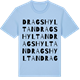 Blue Soul t-shirt med Dragshyltan ordlek t-shirt