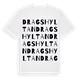 Dragshyltan ordlek t-shirt