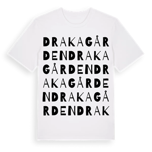 Drakagården ordlek t-shirt – ekologisk bomull t-shirt från Pinshirt