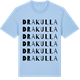 Blue Soul t-shirt med Drakulla ordlek t-shirt