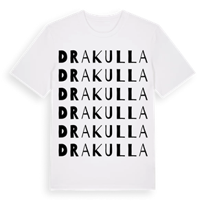 Drakulla ordlek t-shirt – ekologisk bomull t-shirt från Pinshirt