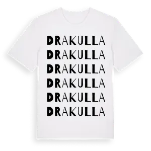 Drakulla ordlek t-shirt – ekologisk bomull t-shirt från Pinshirt