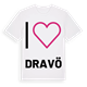 Jag älskar Dravö t-shirt stort tryck