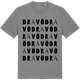 Mid Heather Gray t-shirt med Dravö ordlek t-shirt