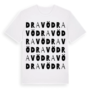 Dravö ordlek t-shirt – ekologisk bomull t-shirt från Pinshirt