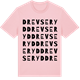 Pink Cotton t-shirt med Drevseryd ordlek t-shirt