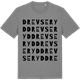 Mid Heather Gray t-shirt med Drevseryd ordlek t-shirt